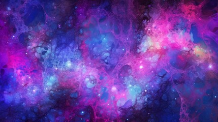 Blue Azure Pink Purple Magenta Nebula Space Abstract Wallpaper, Atmospheric Ambience