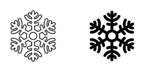 Fototapeta premium Illustration Vector Graphic of Snow icon design