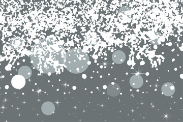 Snow seamless pattern. Vector illustration
