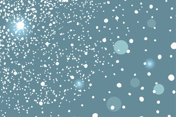 Snow seamless pattern. Vector illustration