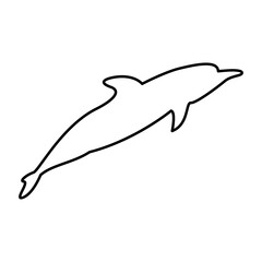 Illustration Vector Graphic of Dolphin icon design