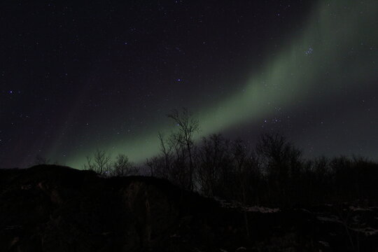 Foto de aurora boreal en Noruega