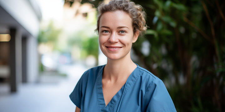 Klinikpersonal am Arbeitsplatz