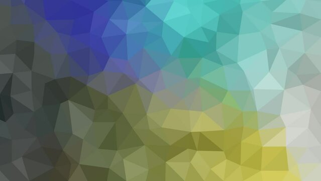 abstract geometric background Low Poly spiral animation video Triangels colorful