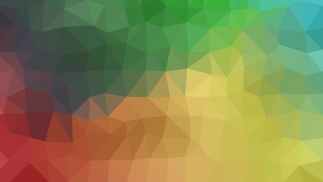 abstract geometric background Low Poly animation video Triangels colorful