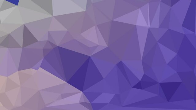 abstract geometric background low poly animation video triangles colored blue white
