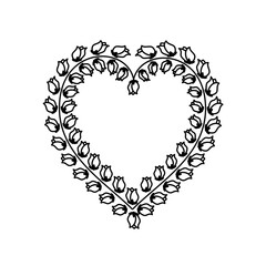 Illustration Vector Graphic of laurel wreath icon design