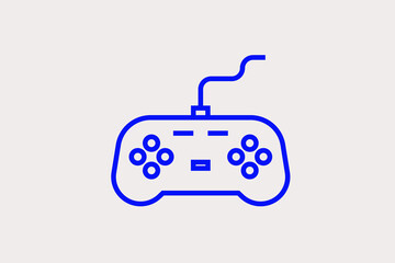 gamepad illustration. Vector illustration in flat style design.  © HenryFord