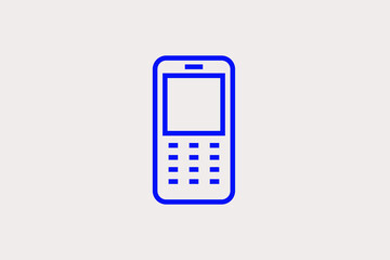  cellphone illustration. Vector illustration in flat style design.	