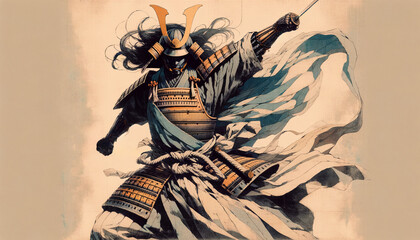 浮世絵（Ukiyoe）／侍・サムライ（サムライ）