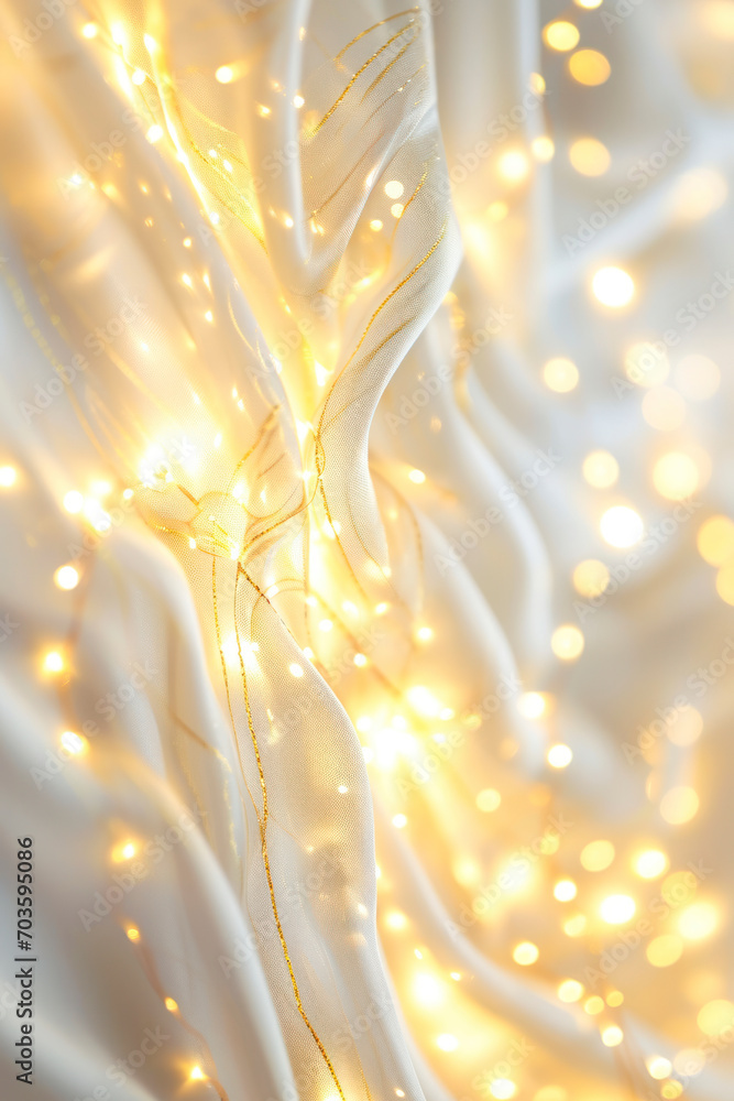 Poster vertical luxury cream color background with golden line elements and curve light effect decoration a