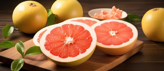 The pomelo is the biggest citrus fruit and an ancestor of the grapefruit.