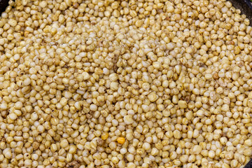 close up of grains