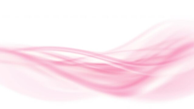 Abstract pink wave. Air, water and wind. Line wave background. Loop video animation.(075)