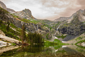 Hamilton lake, High sierra trail, California