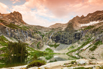 Hamilton lake, High sierra trail, California