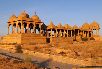 Vyas Chhatri cenotaphs here are the most fabulous structures in Jaisalmer, and one of its major...