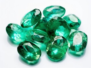 Fototapeta premium green and blue gemstones