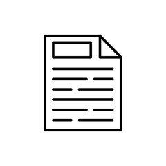 Paper outline icons, minimalist vector illustration ,simple transparent graphic element .Isolated on white background