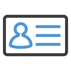 identity card icon
