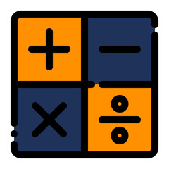 Obraz premium calculate icon