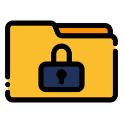 lock folder icon