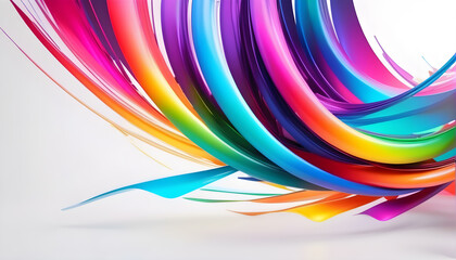 Copy space colorful abstract light background