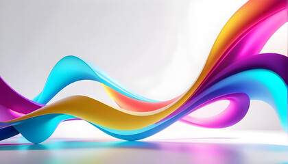 Copy space colorful abstract light background