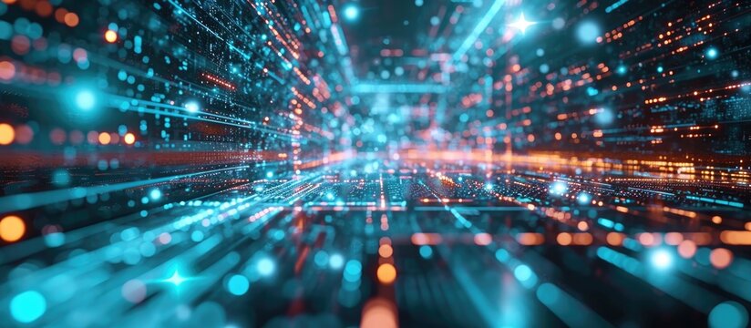 Networking in the realm of computers and digital tech.