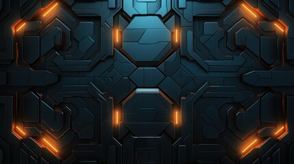 Scifi Pattern Texture Background Wallpaper - Powered by Adobe