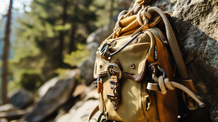 Adventure Ready: Khaki Hiking Bags and Carabiner Essentials