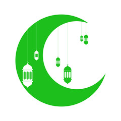 eid mubarak icon illustration vector