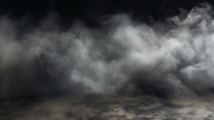 Smoke and dust on the floor, background, wallpaper