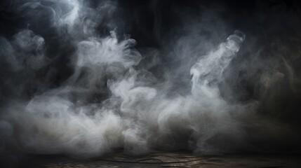 Smoke and dust on the floor, background, wallpaper