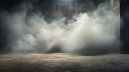 Smoke and dust on the floor, background, wallpaper