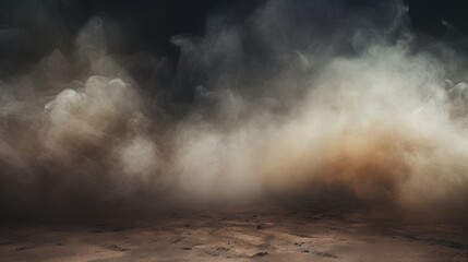 Smoke and dust on the floor, background, wallpaper