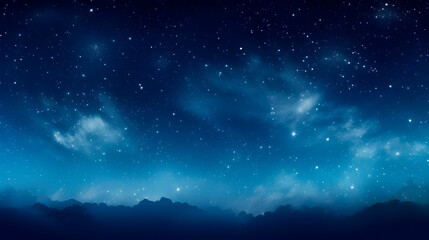 Fototapeta na wymiar sky background with many stars, sky full of stars