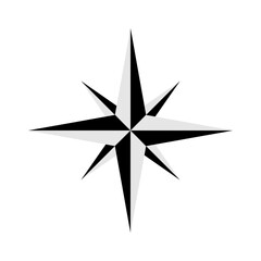 Wind Rose Signs Compass Icon