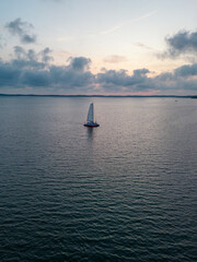 Bateau sur bassin d'Arcachon 