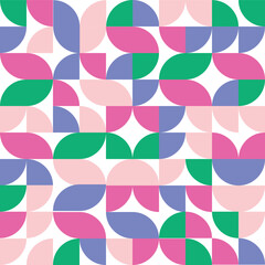 Bauhaus Seamless Geometric Pattern For Wallpaper or Background