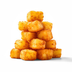 Tater tots isolate on transparency background png 