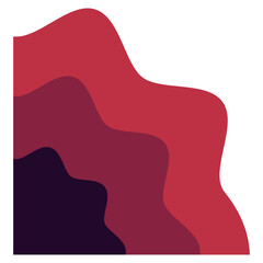 illustration of color gradient wave element