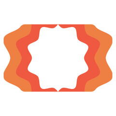 orange gradient frame