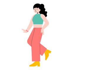 Fototapeta premium Vector Spring Element Cute