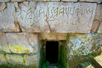 Etruscan Necropolis of Crocifisso del Tufo - Orvieto - Italy