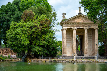 Temple of Aesculapius in Rome - Italy