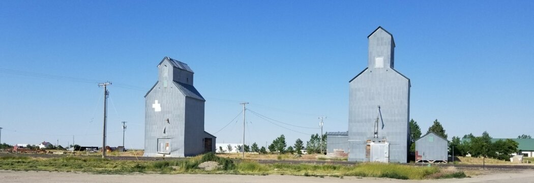old grain elevators
