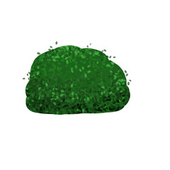 Green paint isolated on white