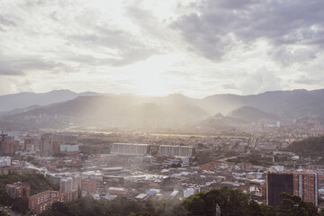 Tourist visiting the center of Medellin, Colombia, Latin America