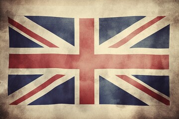 Vintage UK flag